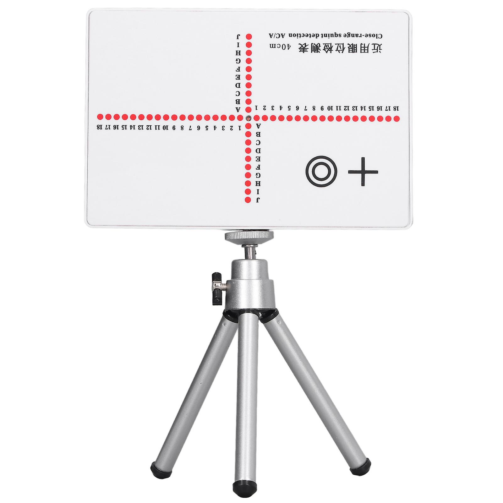 Optometry Test Tool AC/A Optometry Test Strabismus Inspection Board with Tripod Stand