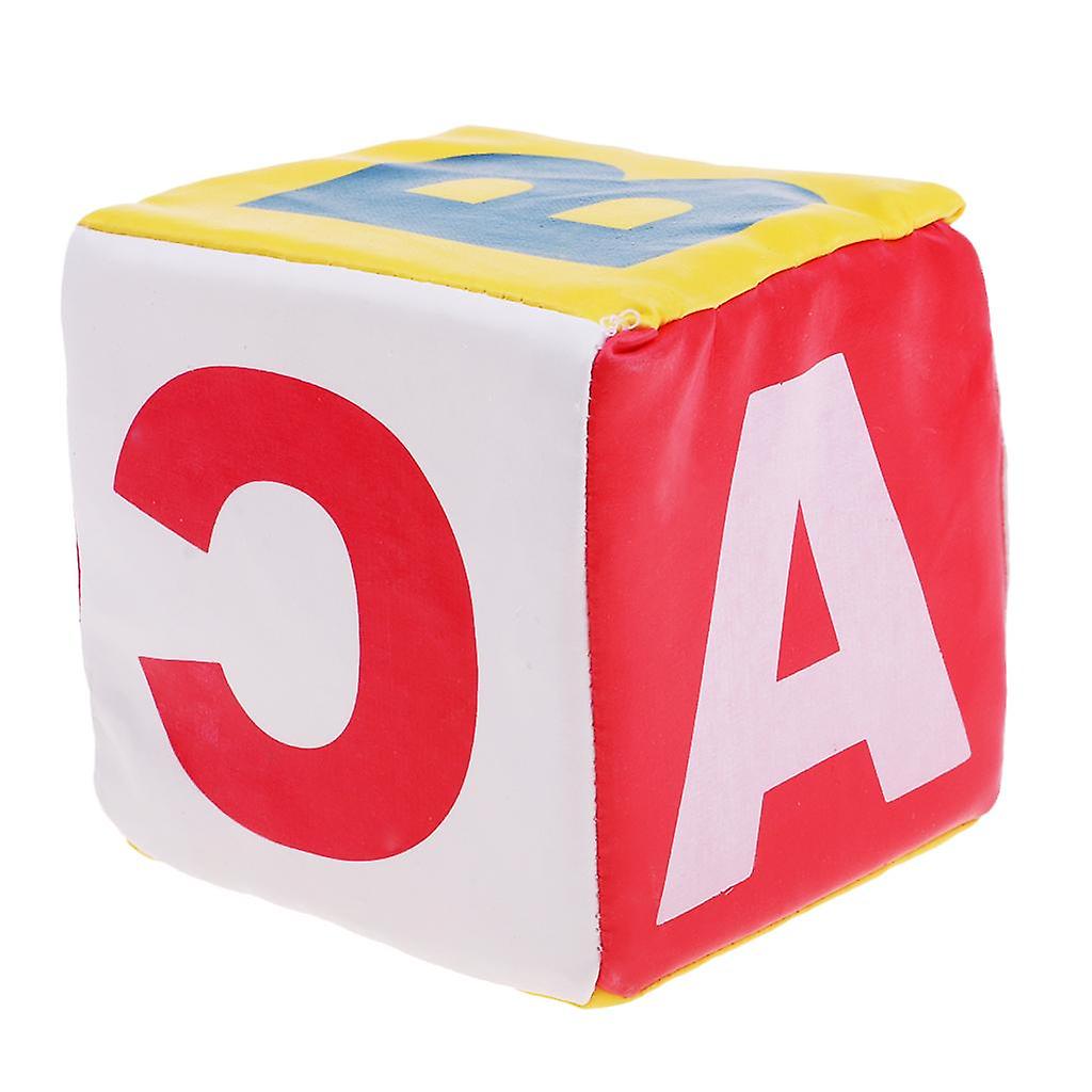 Sponge Dice Foam Dot Dice Playing Dice for Enlightenment Cognition A-F Alphabets