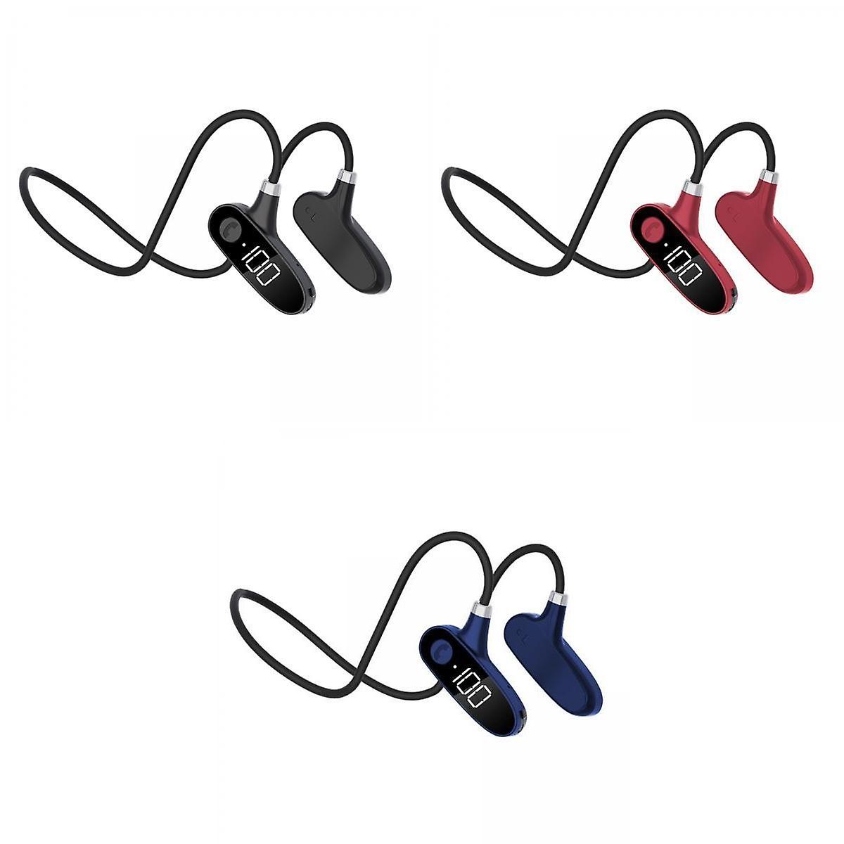 Bone Conduction Bluetooth 5.2 Headphones Headsets 10H /