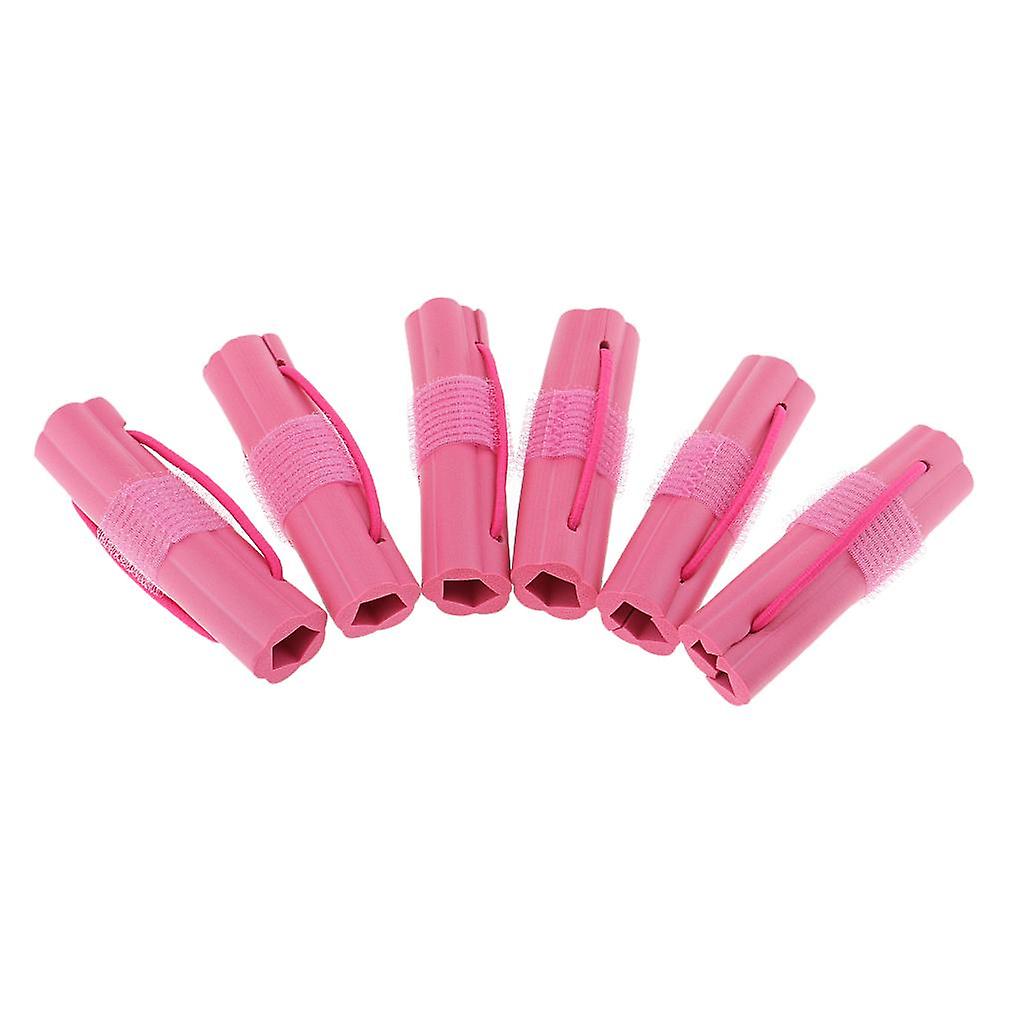 Set of 6 pieces Foam Rollers Sponge Hair Styling Soft Curler Twist DIY Tool