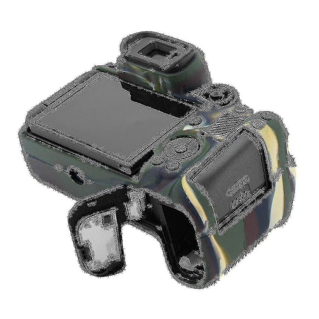 Camera Protective Case Suitable For R7 Camera Silicone Case R7 Slr Camera Protective Case Camouflag