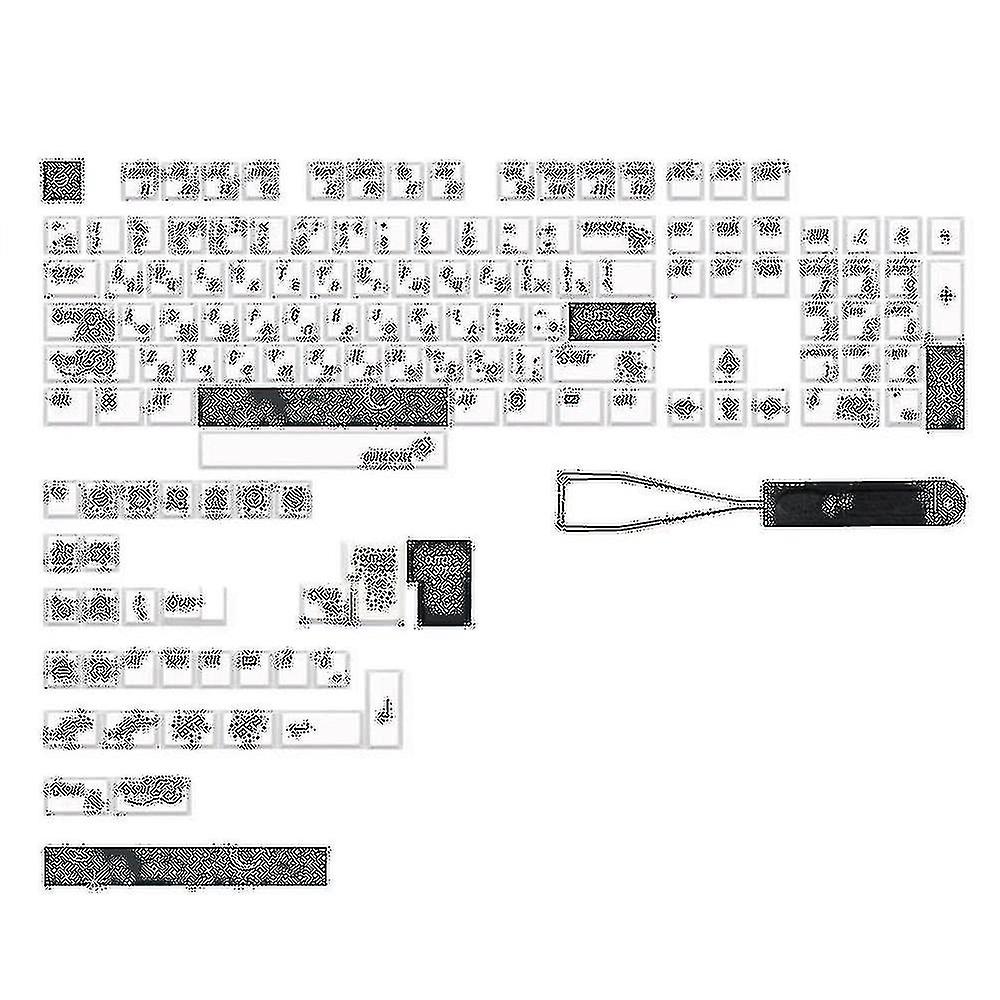 Outer Space Keycaps Cherry Profile Keycap For Gk61/64/68/108 Gmmk Pro Mechanical Gaming Keyboard Is