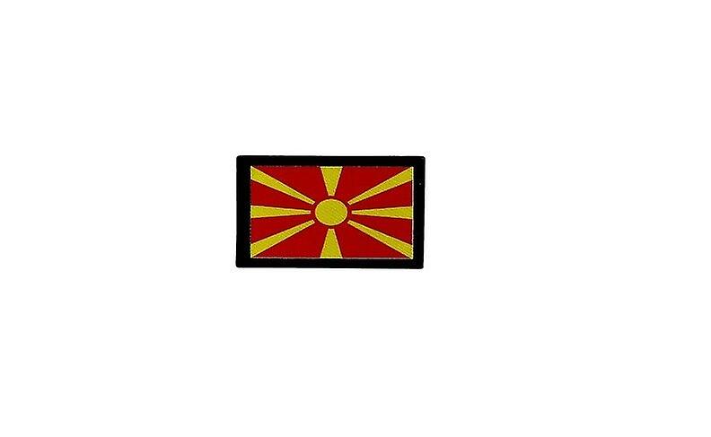 Patch Ecusson Brode Prints Souvenir Backpack Flag Macedoine Macedonien