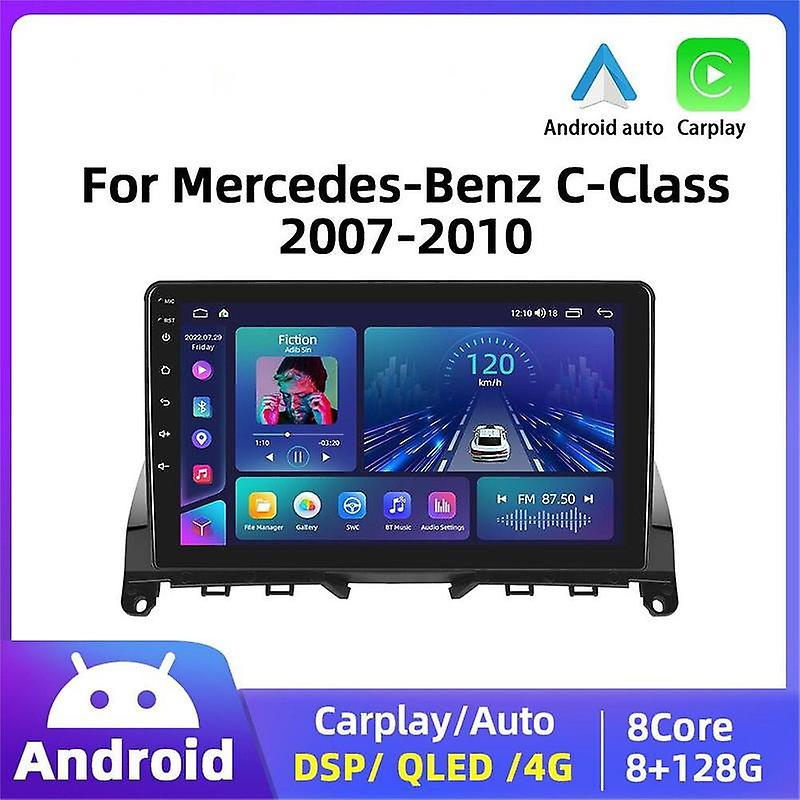 Android Car Radio For Mercedes Benz C Class 2007-2010 Carplay Multimedia Video Player Autoradio GPS
