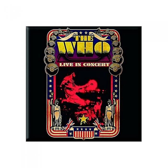 The Who Live In Concert Fridge Magnet