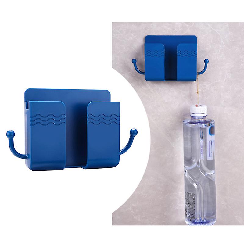 Wall Mounted Storage Box Remote Control Case Phone Plug Charging Holder Rack