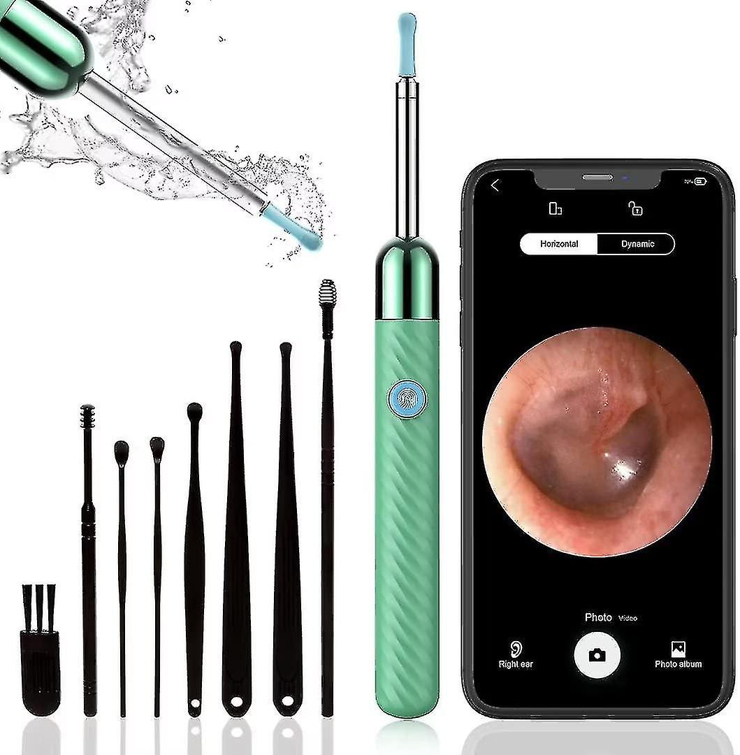 Wireless Microscope Camera,1080p Ear Camera Microscope, Ear Cleaner With Camera, Ear Wax Removal Include 8 Pcs Ear Set, Ear Cleaning Kit For Iphone, I