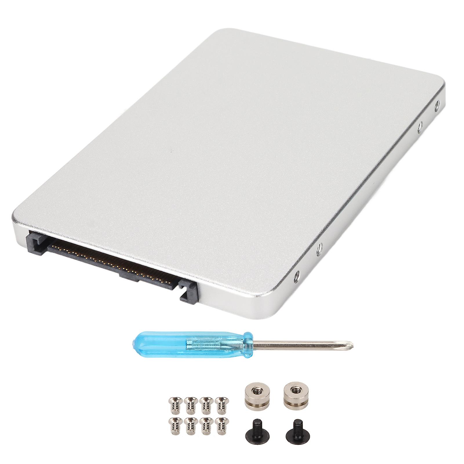 NVME NGFF M Key to M.2 SSD Enclosure, High Speed Transmission, Aluminum Alloy PCE4.0X4GEN3, NVME NGFF to SFF 8639 (HDD Not Included)