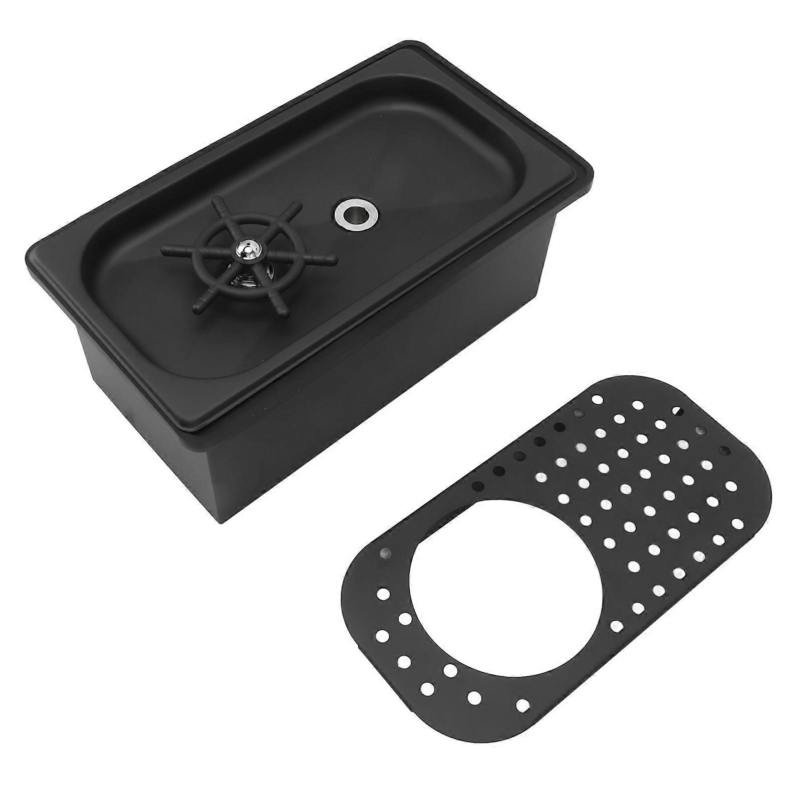 Stainless Steel Pitcher Rinser Black Automatic Glass Washer for Sink