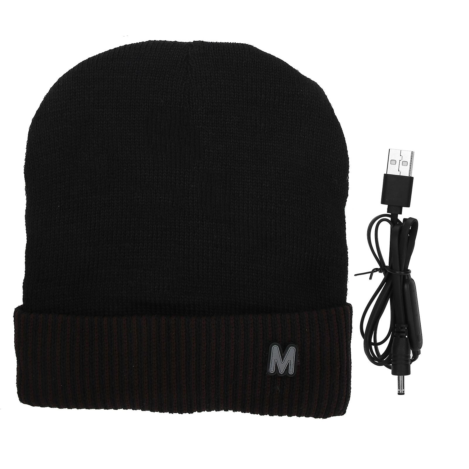 USB Rechargeable Heating Hat Winter Outdoor Warm Fast Heating Breathable Hat