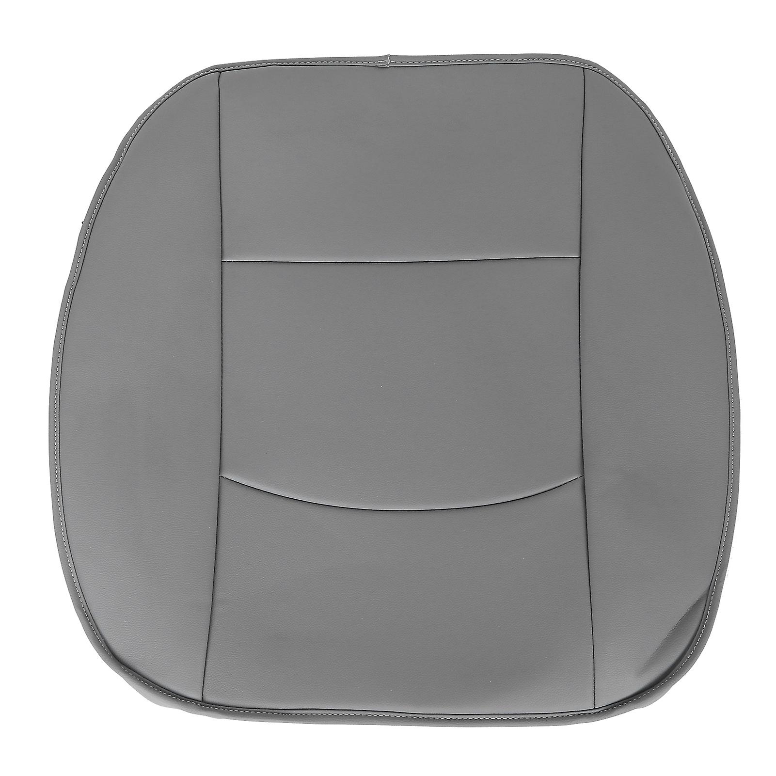 Coussin de siège de rechange en cuir PU pour voiture, protection de siège avant pour berline 4 portes, SUV, gris