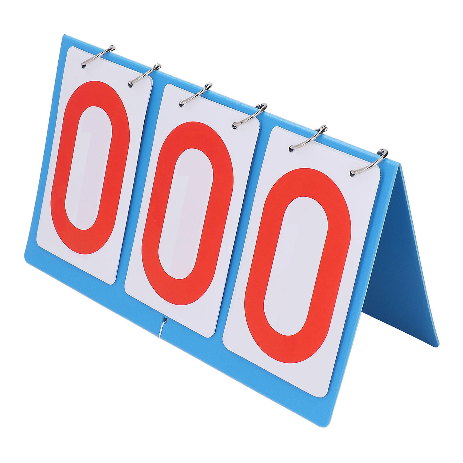 Verdant Touch Sports Scoreboard Portable 3 Digit Flip Scoreboard for Volleyball Basketball Table Tennis, Tabletop Score Keeper, Multifunctional