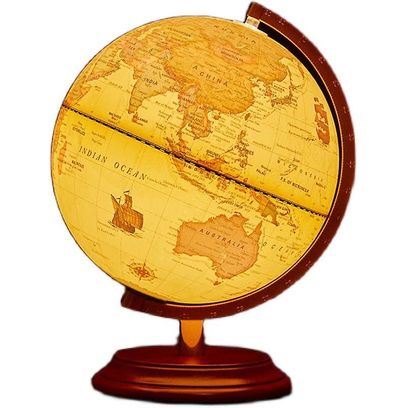 Rotating Tabletop Globe Political Map - Rotatable with Lights