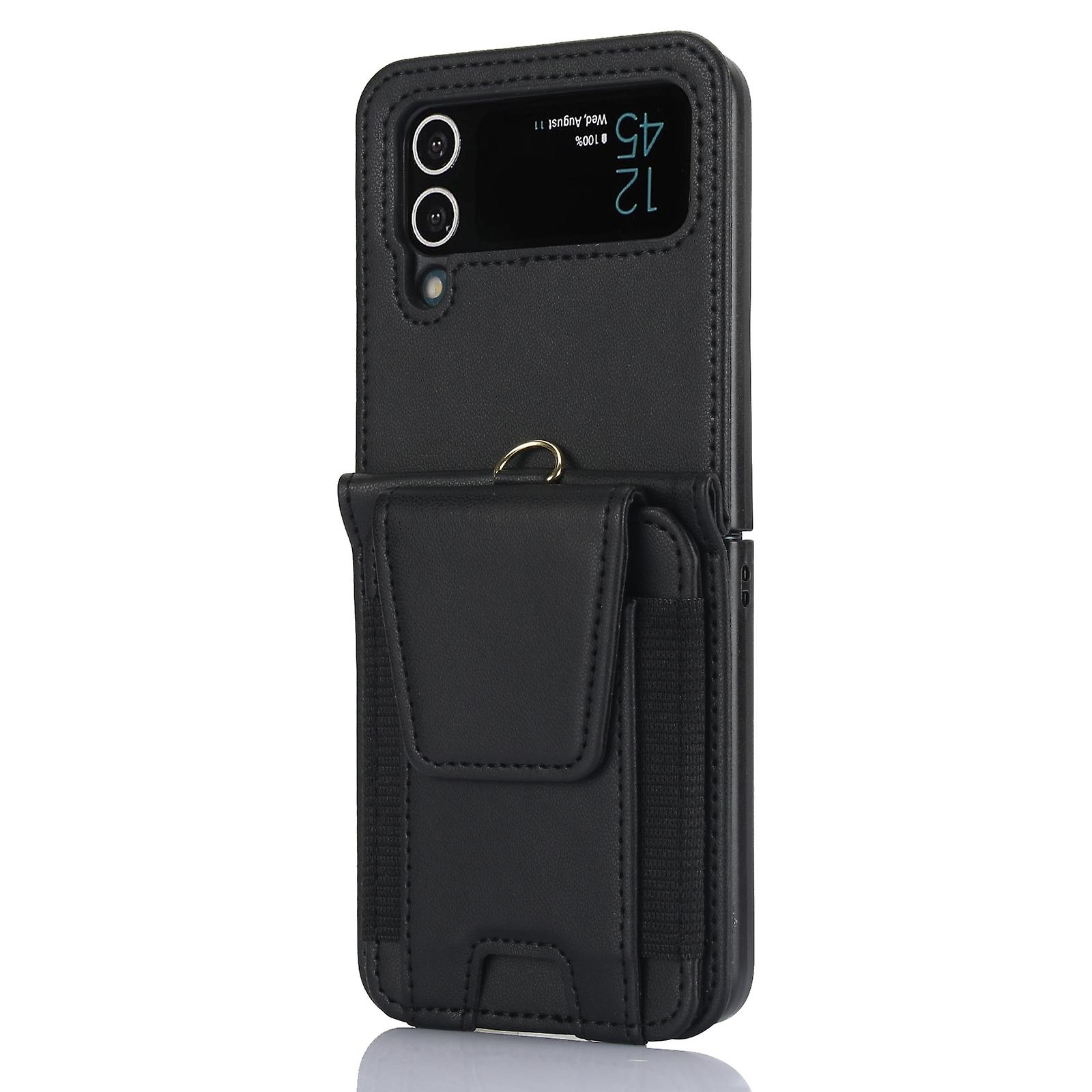 Zipper Card Slots Folding Case For Samsung Galaxy Z Flip3