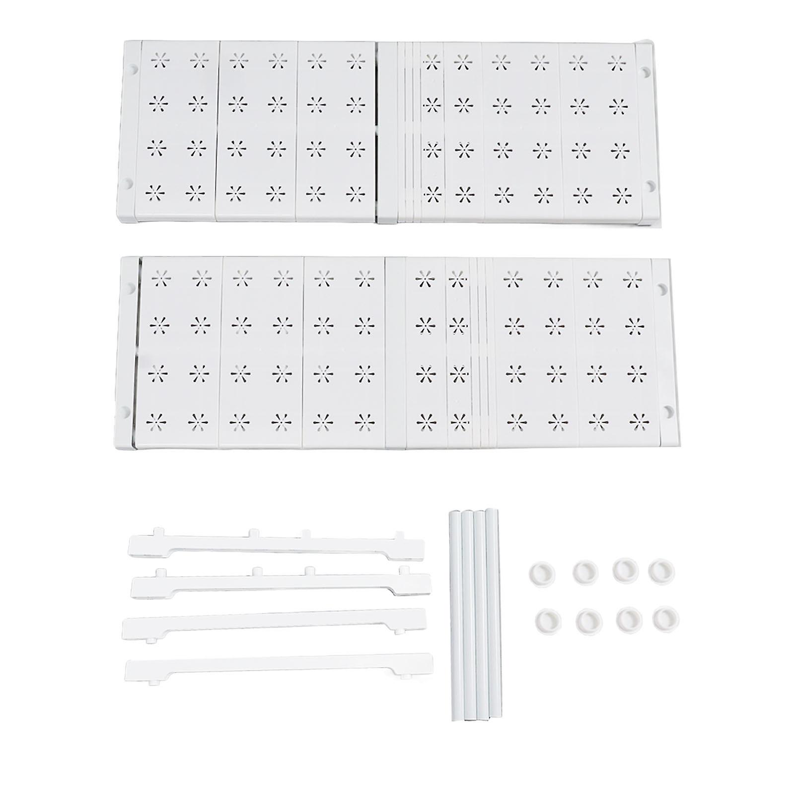 Closet Shelf Expandable Closet Shelf Storage Rack Adjustable Locker Shelf for Closet Width 48cm Height 32cm Length 47‑68cm