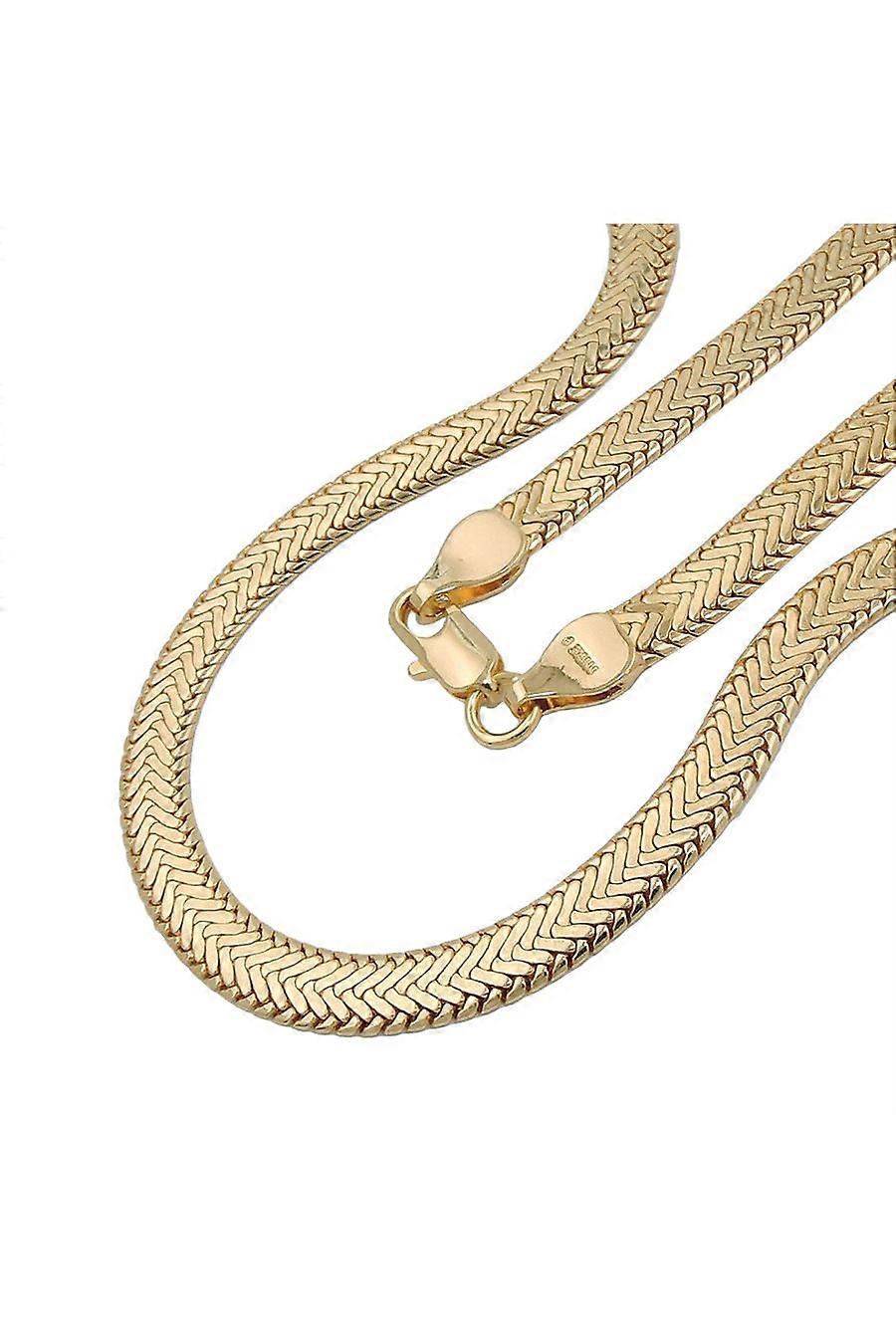 Necklace Snake Chain Flat Gold-plated - Gl220010-50