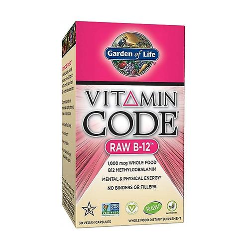 Vitamin code RAW B-12 30 vegetable capsules
