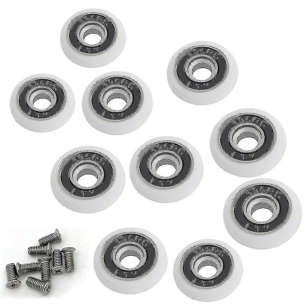 Set Of 8 Replacement Wheels For 19mm Diameter Shower Door