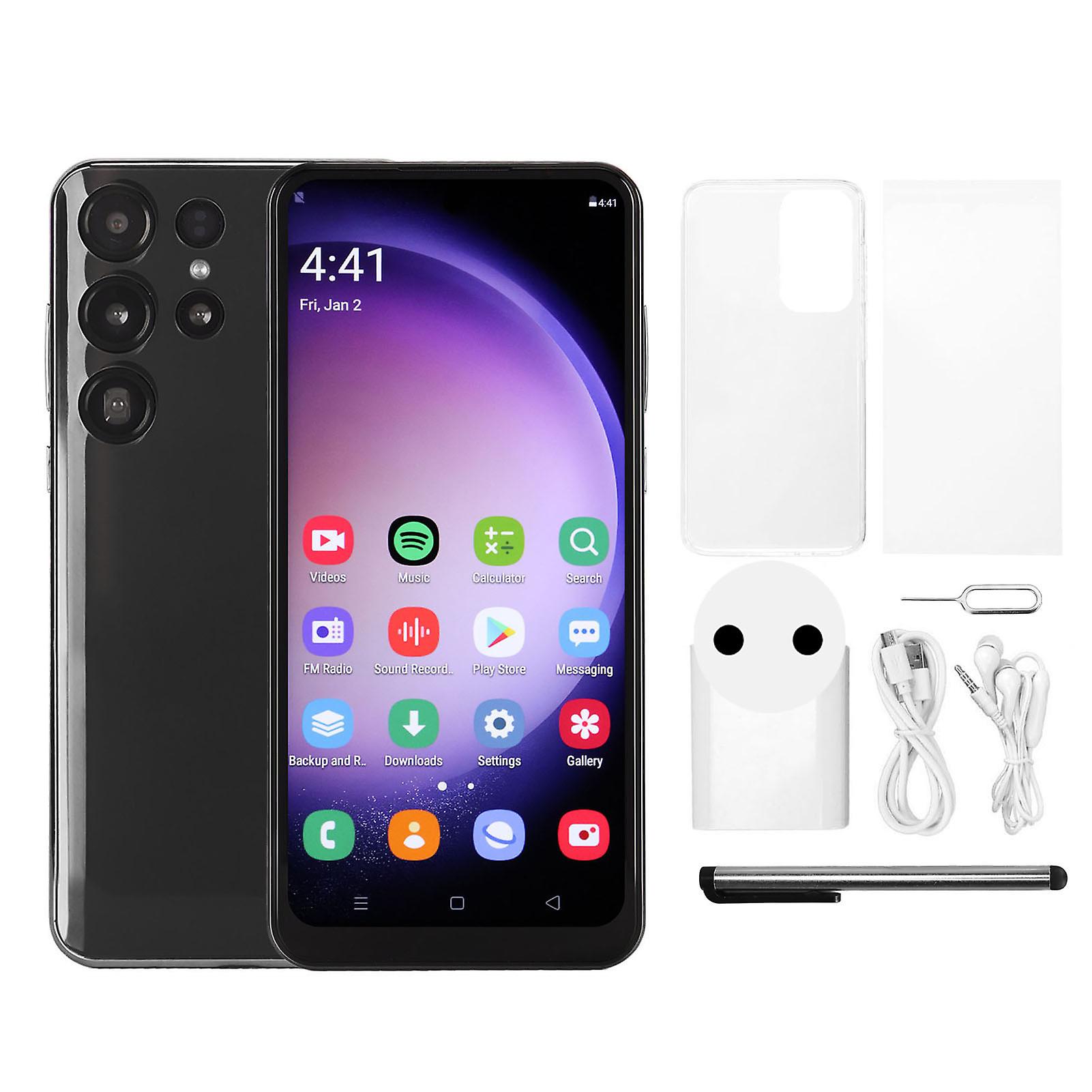 S23 Ultra 6.6" Unlocked 4G Smartphone: Android 13, 8GB+256GB, Dual Camera, Stylus, 7000mAh