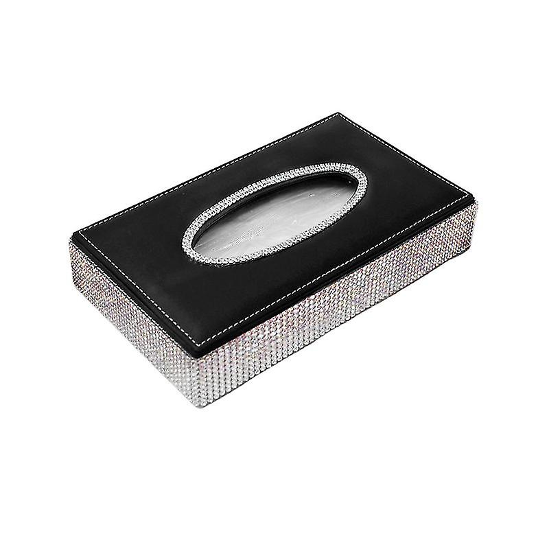 Lederen, strass opslagcontainer voor opslag