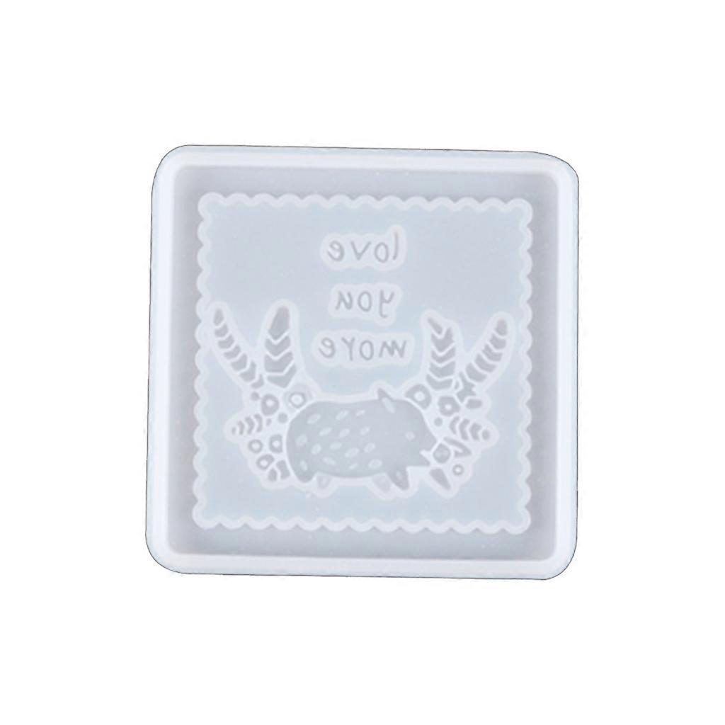 Coasters Resin Mold Square Epoxy Casting Mold for DIY Bowl Mats,,Home Decors
