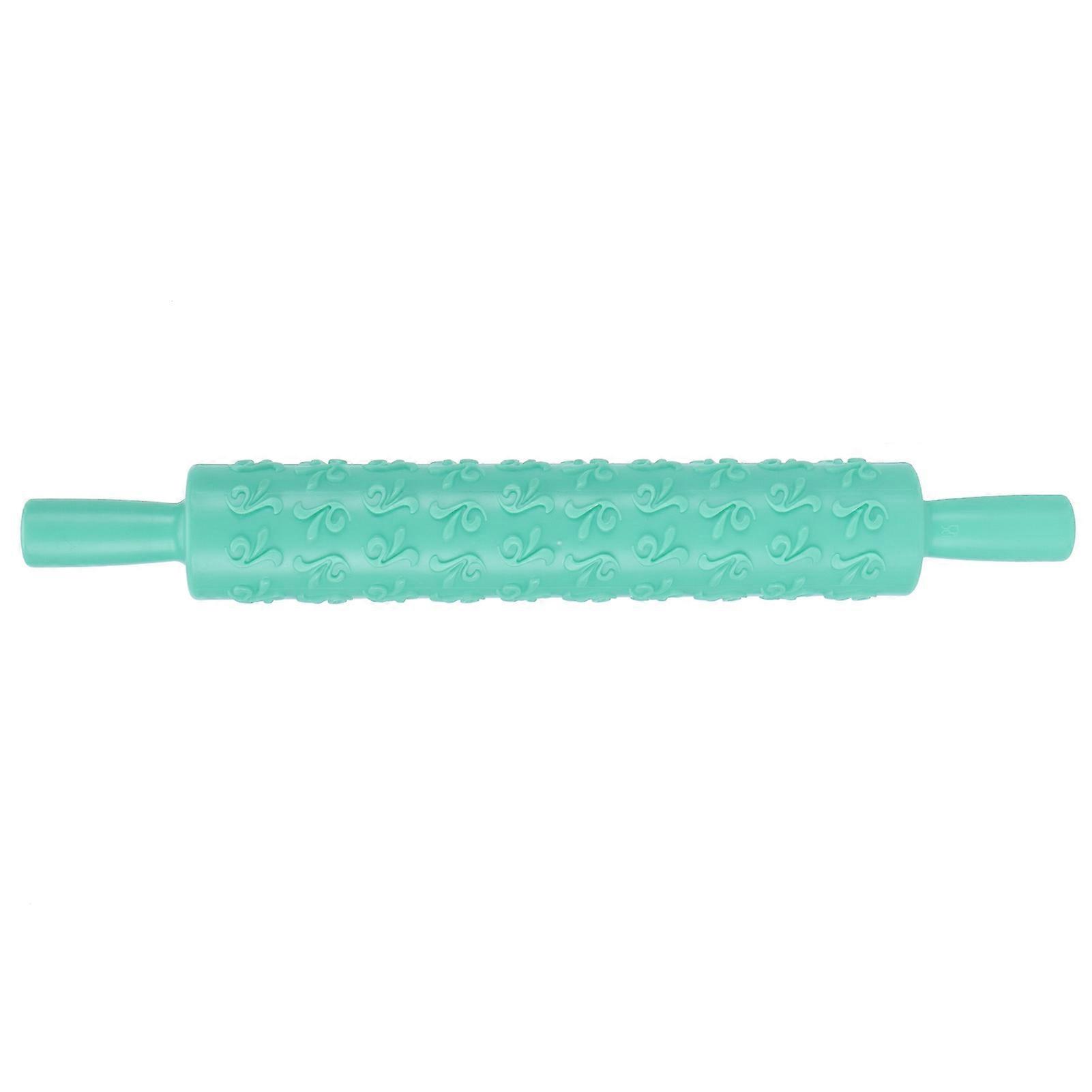 Fondant Cake Rolling Pin Embossing Roller Bakery Cookies Pastry Decorating ToolsGrass
