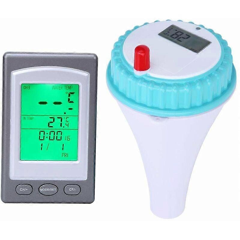 Wireless Floating Thermometer Waterproof Swimming Pool Thermometer Digital Remote Control