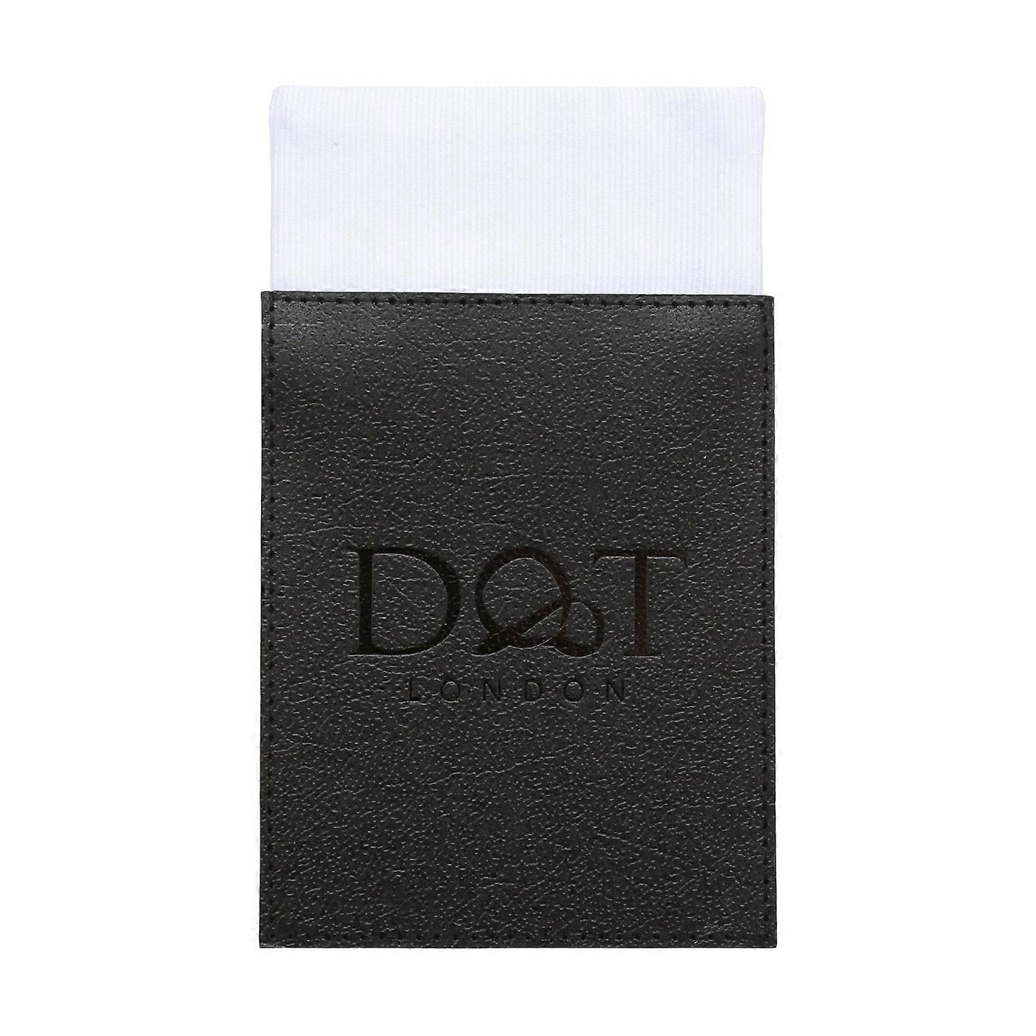 White Plain Twill Pre-Folded Pocket Square Fold