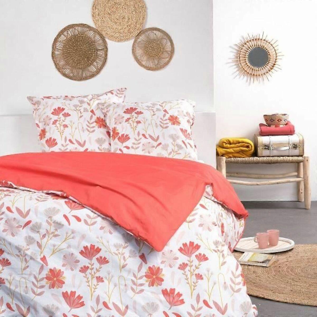 Duvet Cover Set TODAY Spring Coral 220 x 240 cm 3 pieces