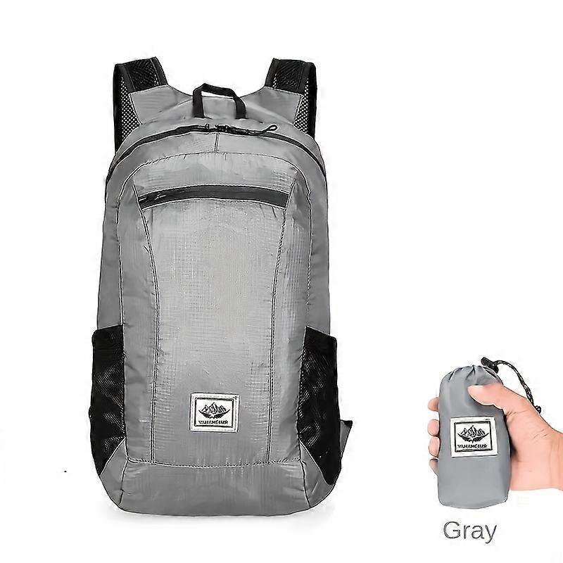 Waterproof Folding Backpack, Large Capacity Lightweight Printed Travel Sports Bag, Multi-purpose Backpack For Outdoor Riding, Hiking, Travel