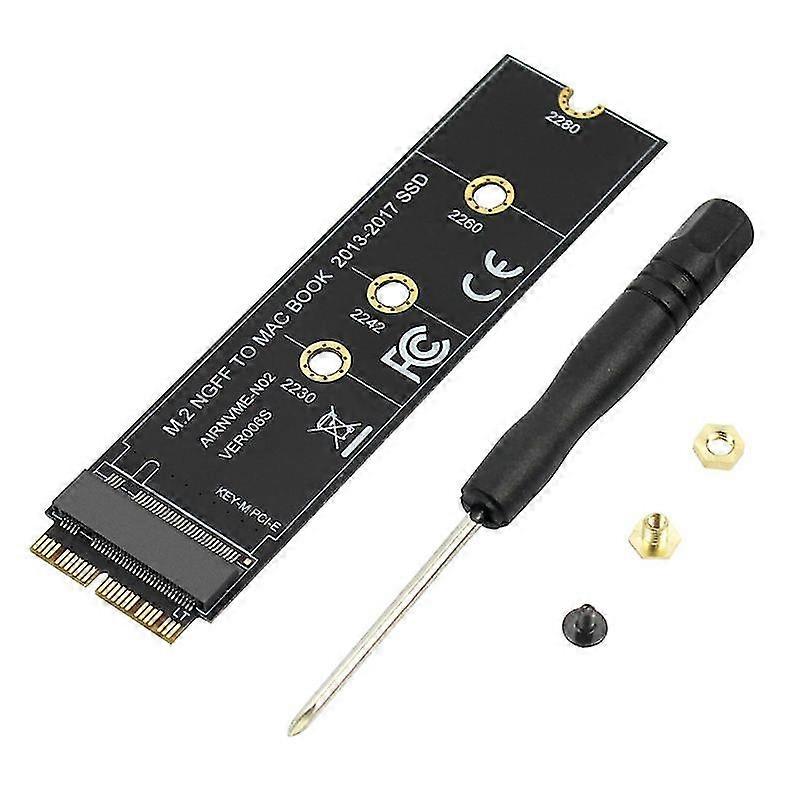 M.2 Nvme Ssd Convert Adapter Card For Pro Retina 2013-2017 Nvme/ahci Ssd Kit For A1465 A1466 A1398