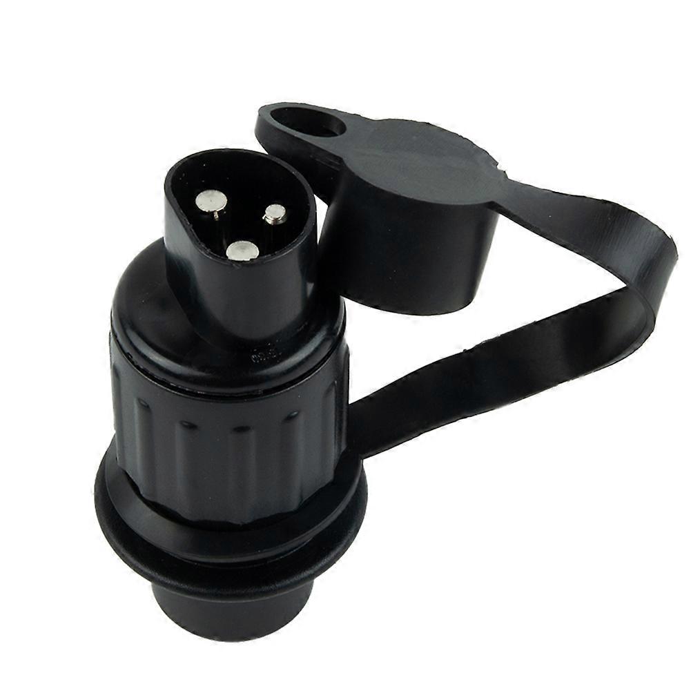 3pin Trailer Plug Adapter Motorhome Power Cord Socket Connector Trailer Tractor Plug Socket
