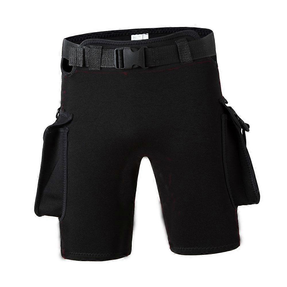 Diving Shorts Thick Adjustable Wetsuits Pants for Diving Underwater Swimming S