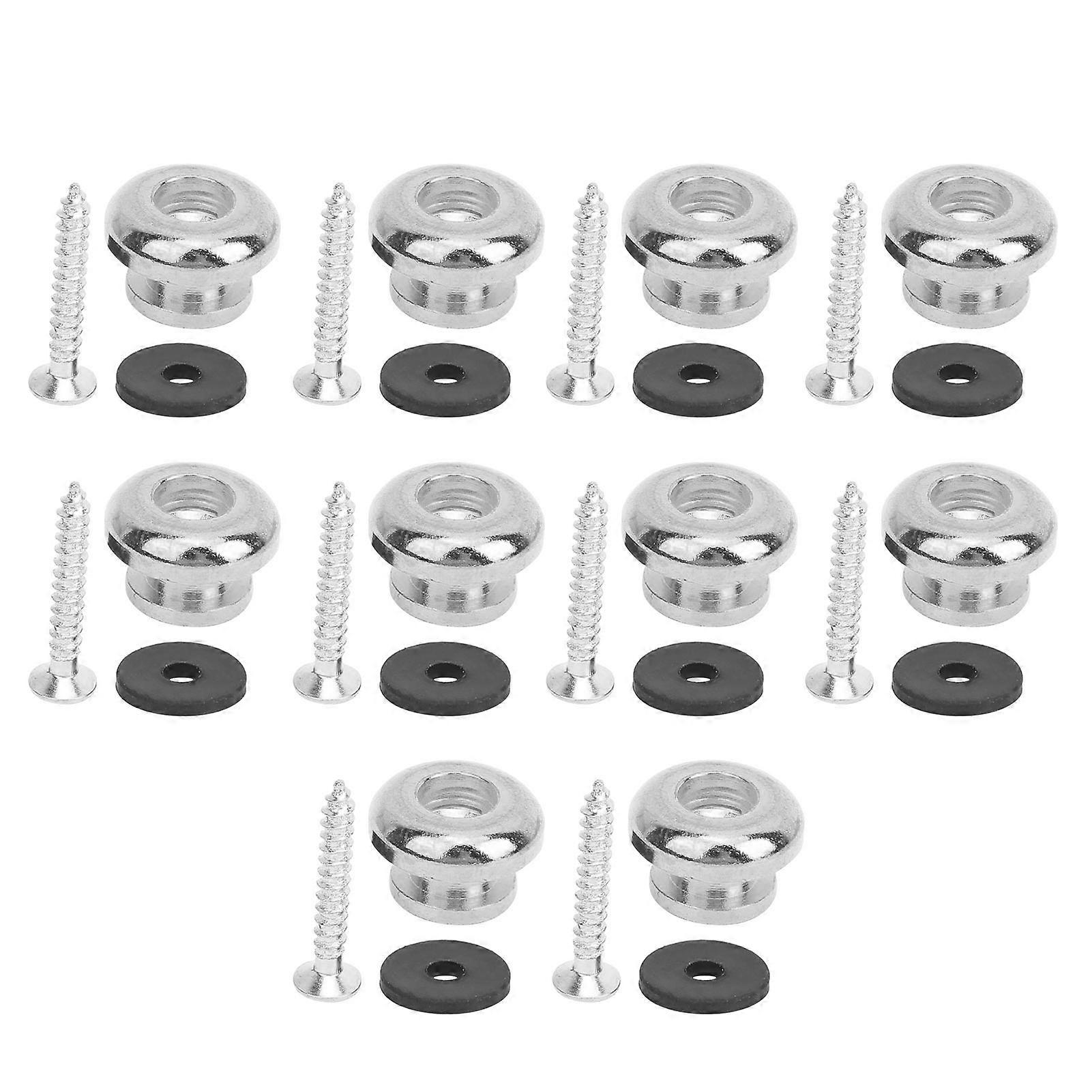 5 set gitarrremlås ändstift för bas ukulele musikinstrument kringutrustning