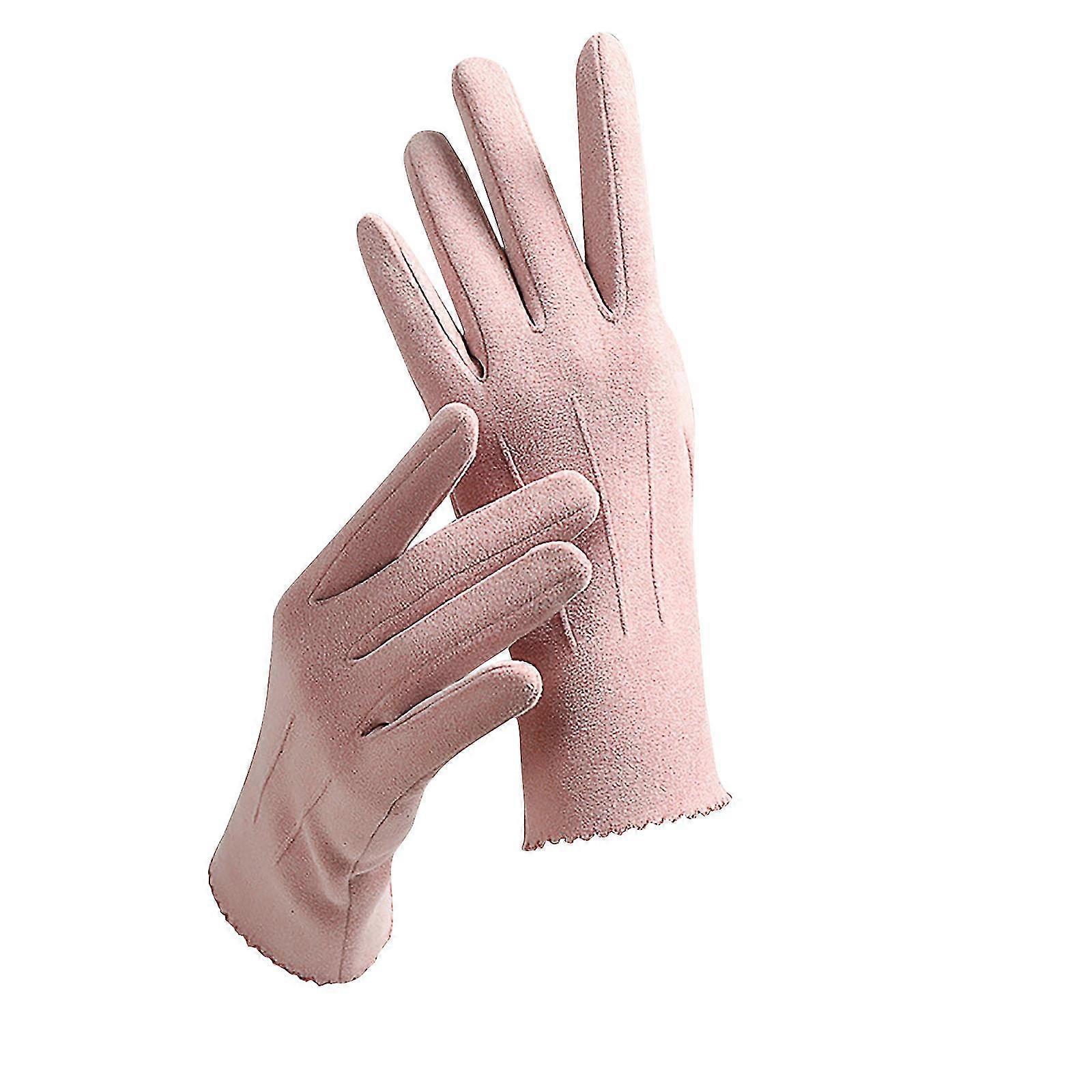 solid color german fleece t-riple ridge gloves with t-ouch screen
