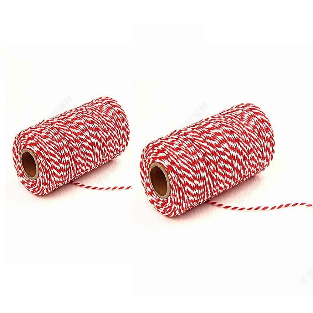 Cotton Twine String, 656 feet Hemp Cord compatible with Gift, Craft and Art Wrapping, Perfec