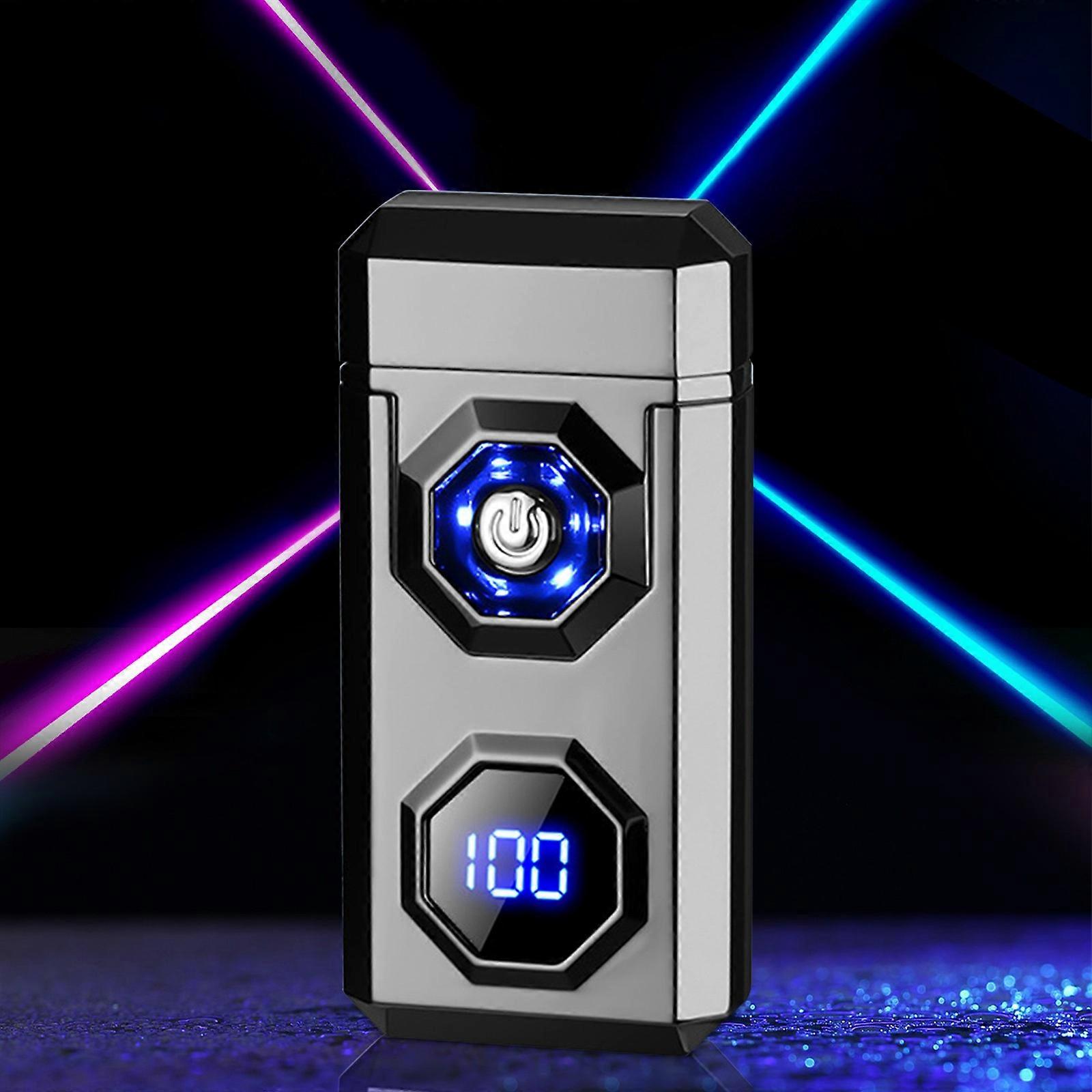 Oplaadaansteker Winddicht High-power USB Aansteker Digitale Display Verlichting