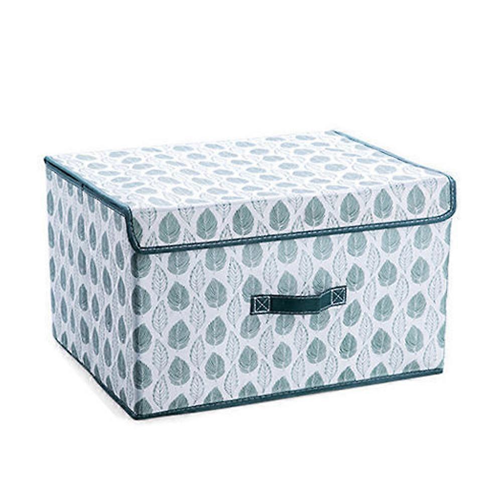Folding storage box with lid, toy storage box, household wardrobe, clothes sorting box