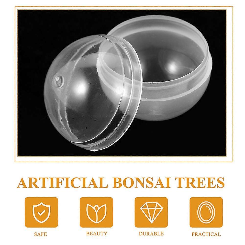 50 pcs Vending Machine Empty Capsules Toy Vending Machine Round Clear Capsules