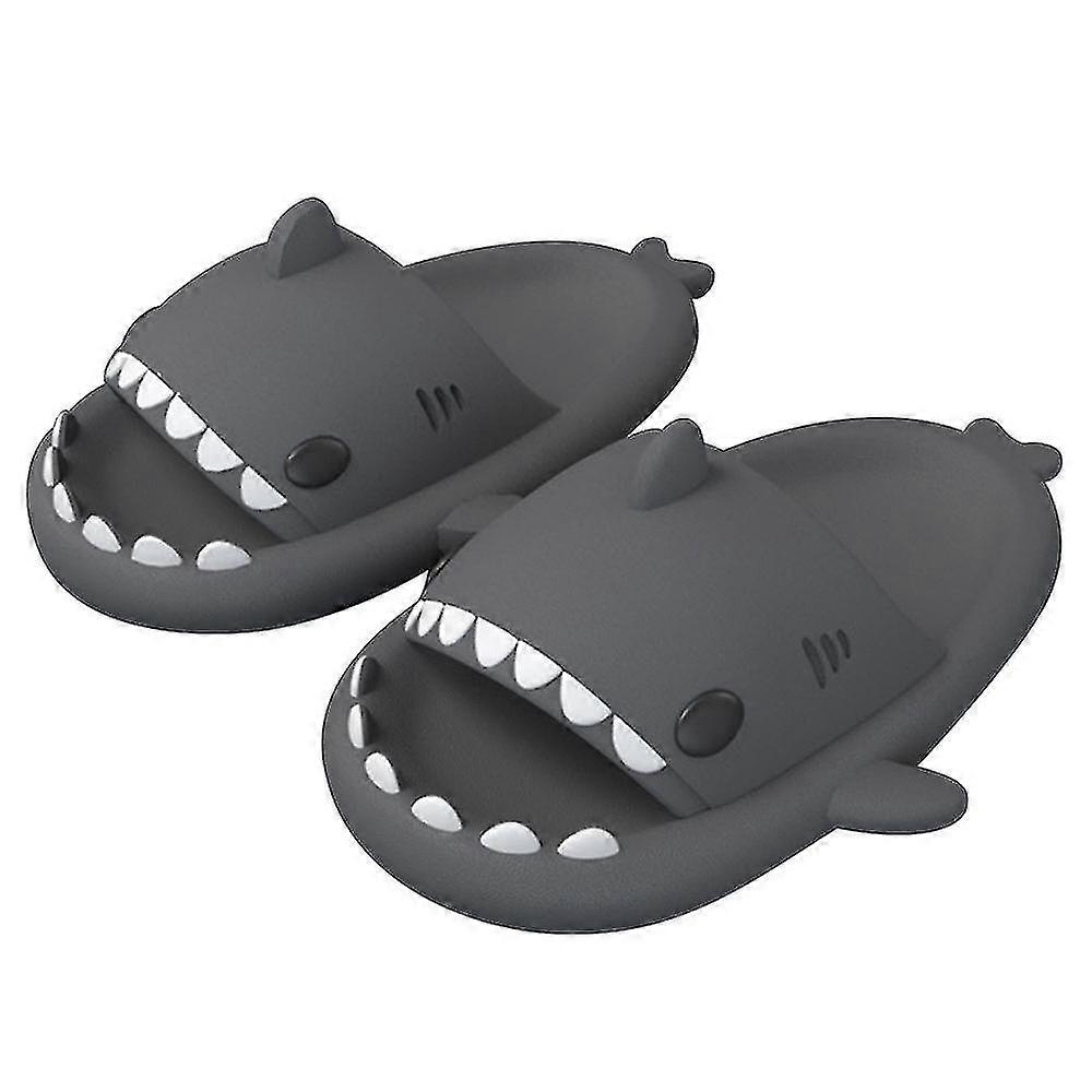 shark slippers shark cloud slippers cloud shark slides cute shark slippers for women anti-slip novelty open toe slides