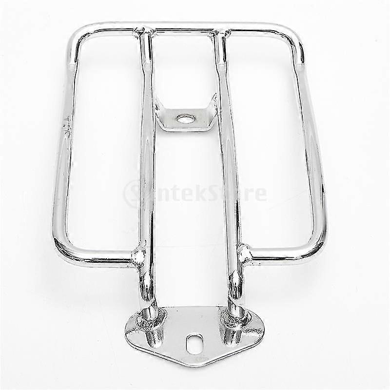 Motorcycle Silver Luggage Rack Shelf Tail Frame Carrier For   Solo