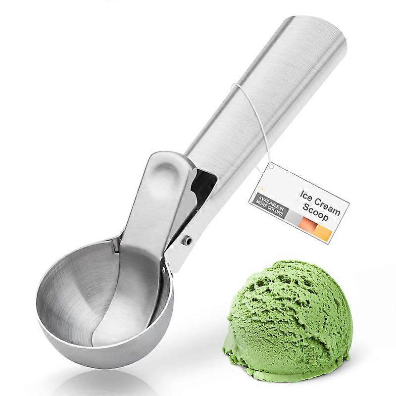 Premium Ice Cream Scoop with Trigger Ice Cream Scooper Stainless Steel