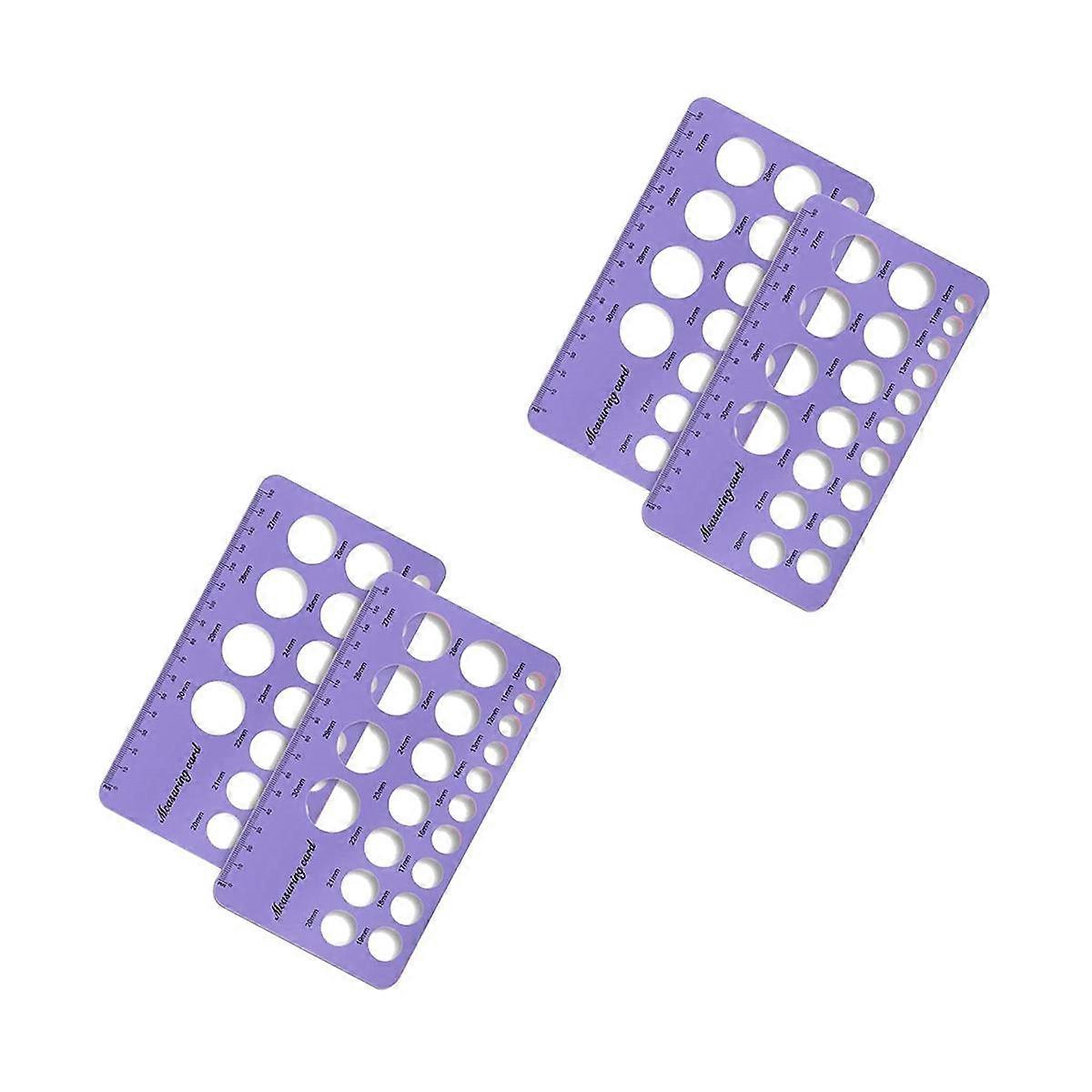 Flange Silicone Nipple Ruler Flange Size Nipple Measuring Ruler Nipple Soft Silicone Flange Sizer