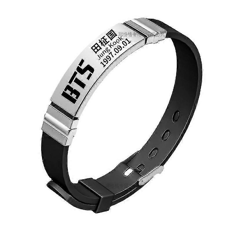 Fsw Bts Combination Bts Peripheral Bracelet-jung Kook Black