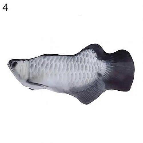 Pet Cat Kitten Fish Shape Catnip Bite-resistant Playing Scratch Chewing Toy