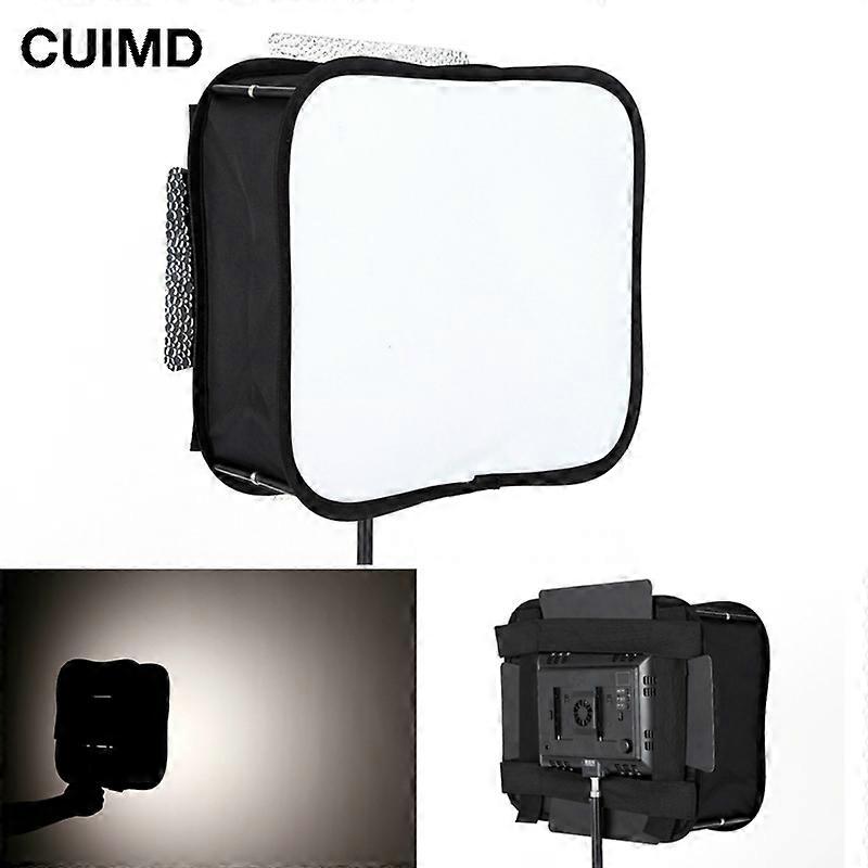 Diffuseur de boîte à lumière pliable pour YONGNUO YN600L II YN900 YN300 YN300 YN300 III Air Led Video Light Panel Pliable Soft Filter 23 * 23 41