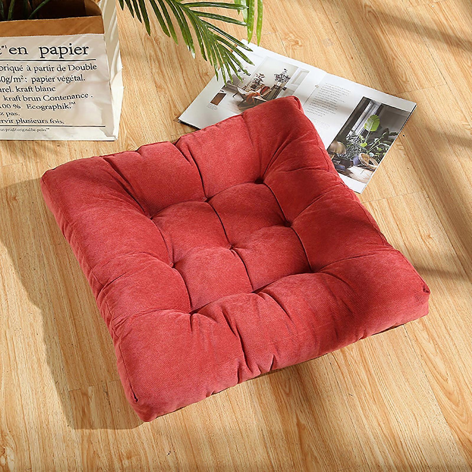 Corduroy Futon Mat Mat Plush Thicken Increase Floor Window Cushion Balcony Yoga Play Beautiful Butt Cushion Round Corduroy Cushion Seat Cushion FLYE24