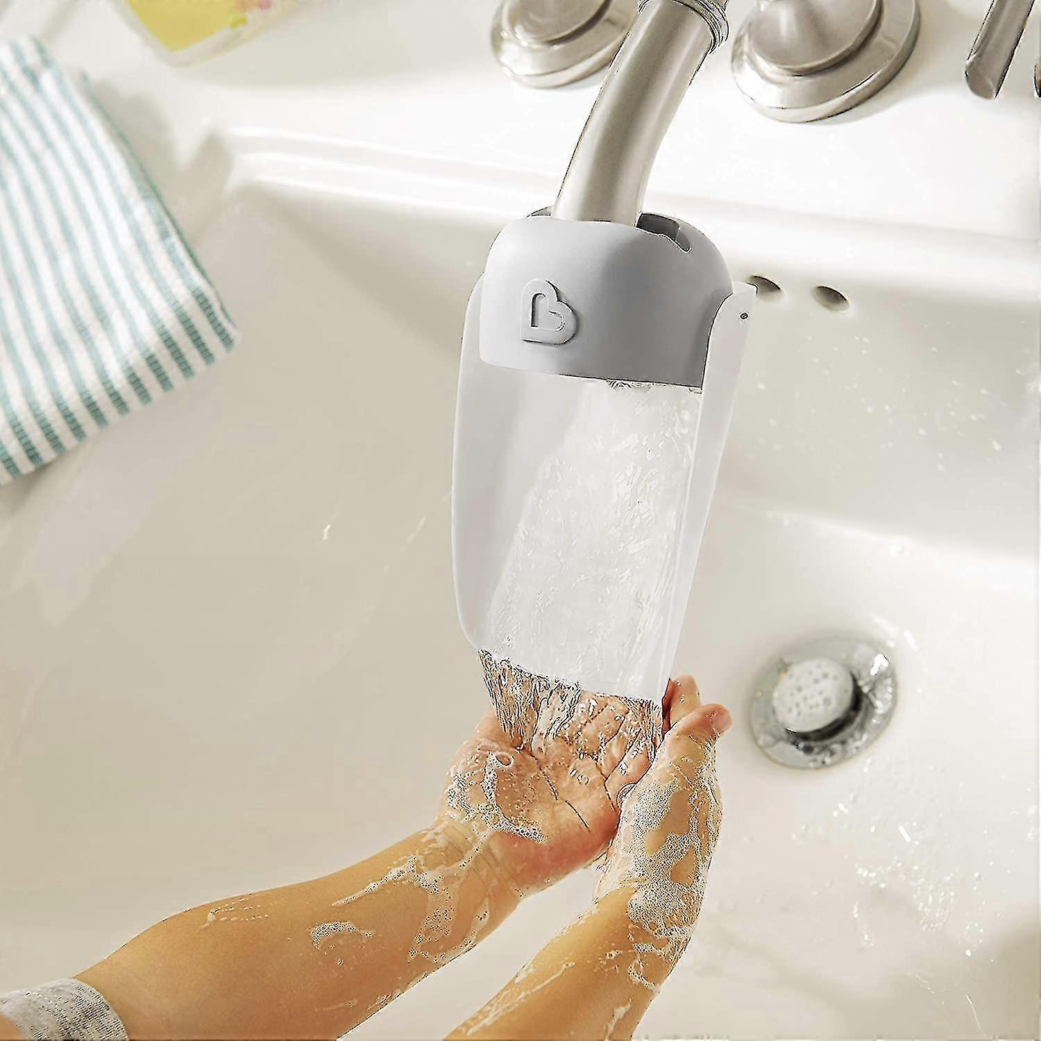 Faucet Extender 2 Piece Set, Grey