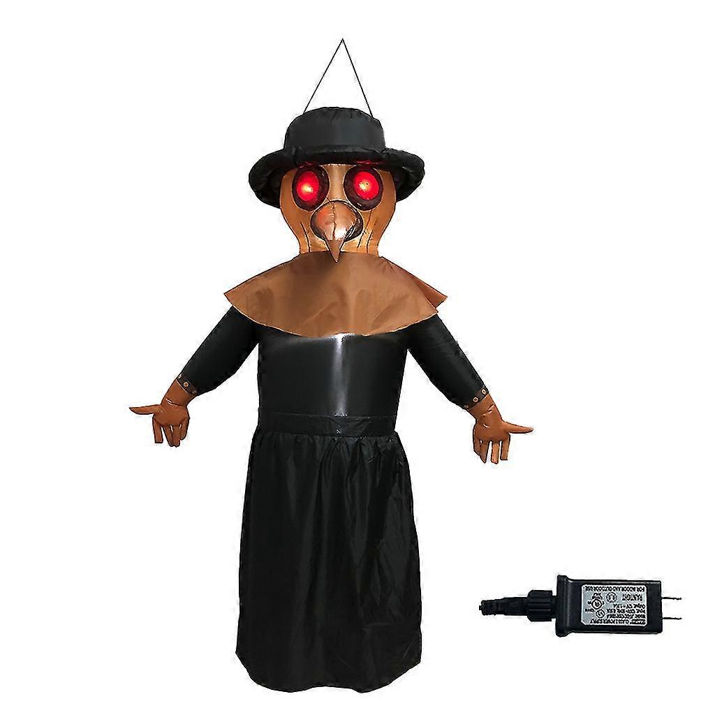 Red Eye Ghost Bird Inflatable Model Halloween Party Decorations For Yard Garden