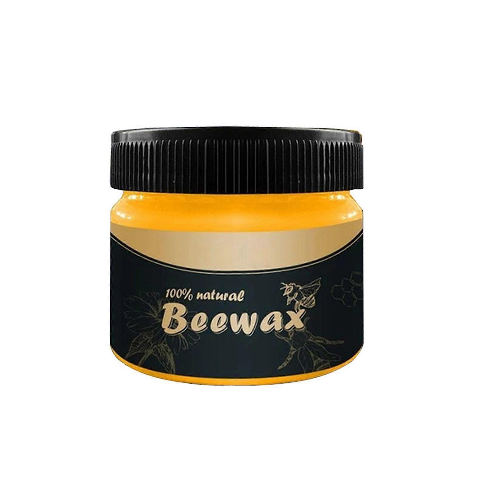 1-3 件蜂蜡天然蜂蜡传统木蜡多用途蜂蜡家具抛光剂,用于木材清洁剂和抛光家具护理